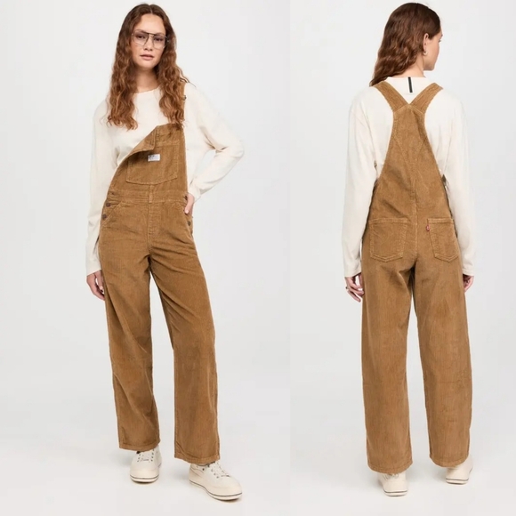 NWT Anthropologie Levi's Baggy Overalls - Picture 4 of 11